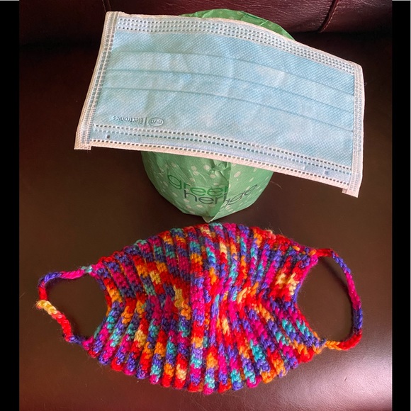 Hand-Knitted Face Mask - Picture 7 of 11